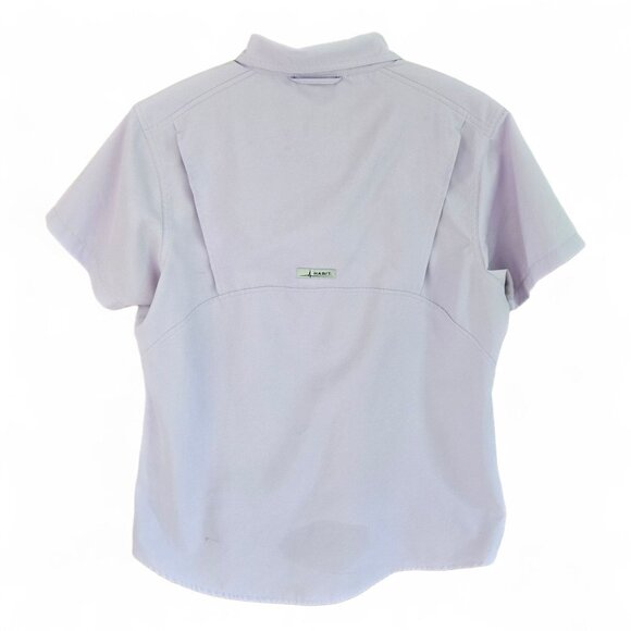 Habit Westerlake Fishing Shirt Solar-Factor UPF 40+ Short-Sleeve Large Purple - Picture 2 of 10